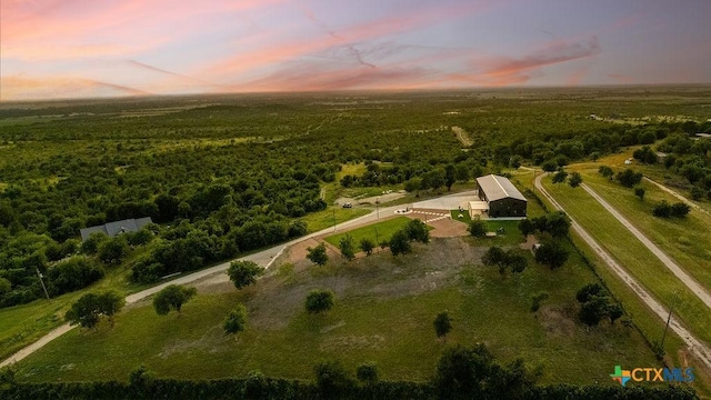 13852 Knob Hill Rd, Rogers, TX 76569 - aerial view of property's location featuring a heavily wooded area