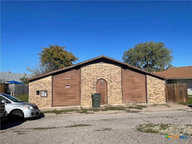 view of property exterior