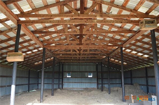 view of horse barn