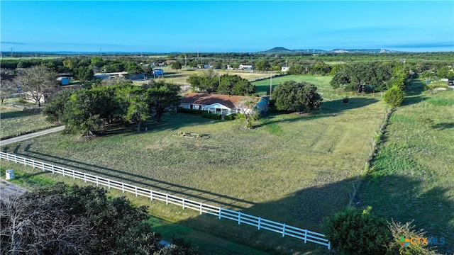 735 Slawson Ln, Killeen, TX 76542 - overview of rural landscape with a mountain backdrop