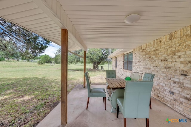 735 Slawson Ln, Killeen, TX 76542 - view of patio with outdoor dining area