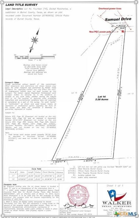 LOT14 Samuel Dr, Bertram, TX 78605
