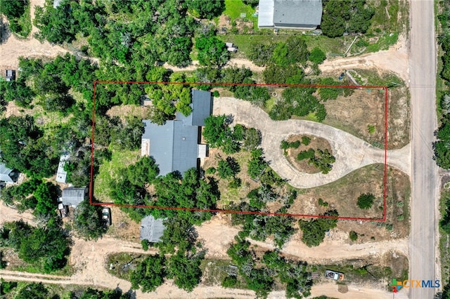 1606 Lone Man Mountain Rd, Wimberley, TX 78676 - aerial view of property's location with property boundaries highlighted