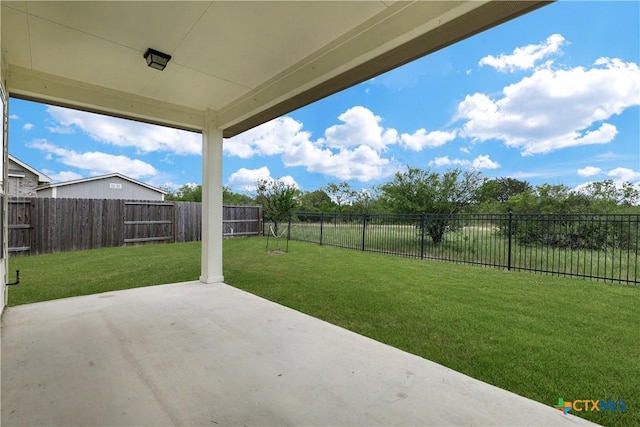 513 Foxbrook Way, Cibolo, TX 78108 - view of yard featuring a patio