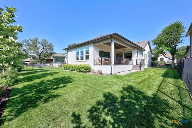 105 Monterey Oak Trl, Georgetown, TX 78628 - back of house with stucco siding and a patio area