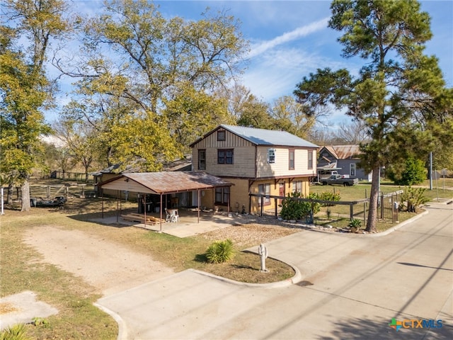 view of front of home