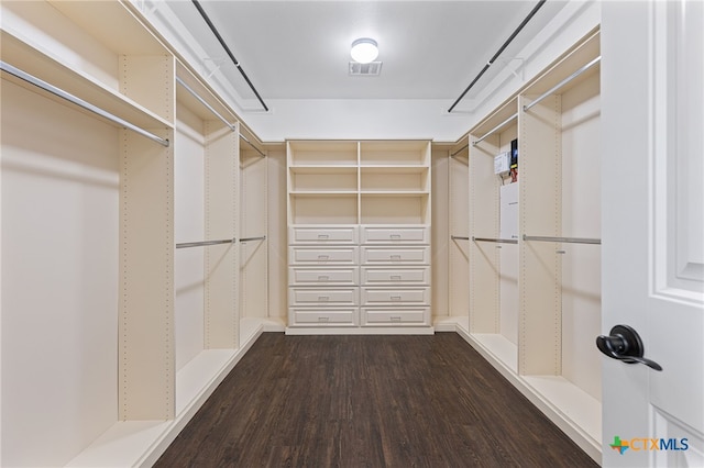 3312 Cortes Pl, Round Rock, TX 78665 - walk in closet featuring dark wood-style flooring