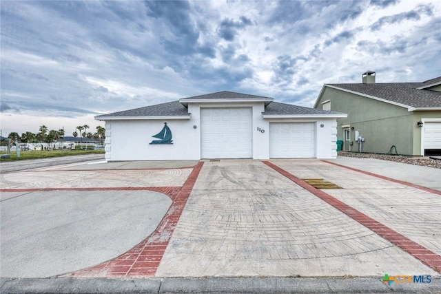 ranch-style house with a garage