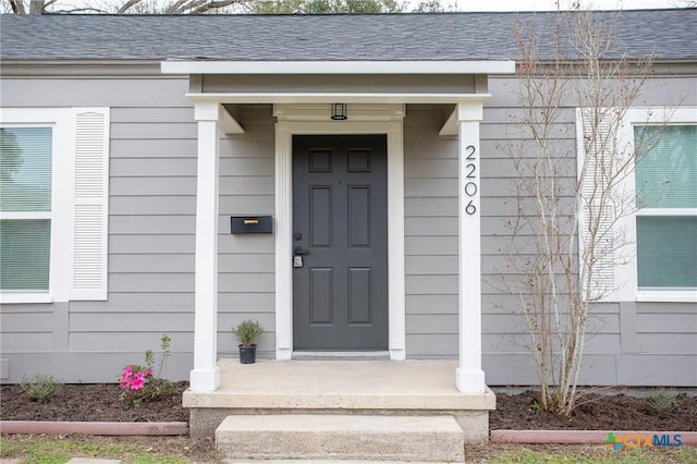 view of property entrance