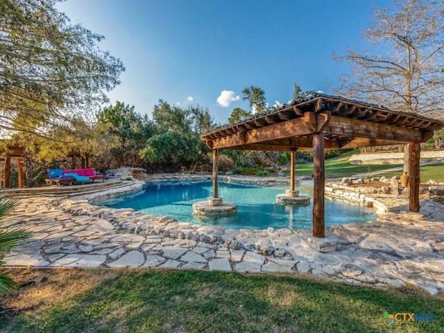 view of swimming pool