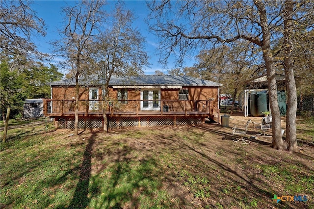 view of rear view of property