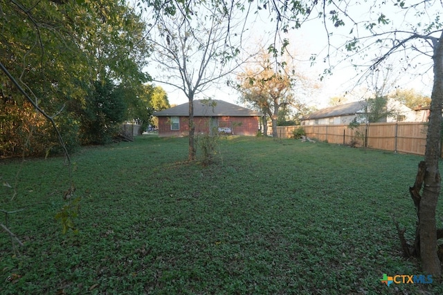 view of yard