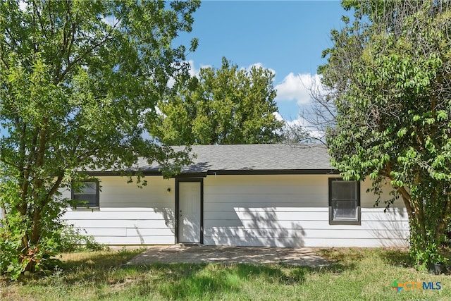 view of rear view of property