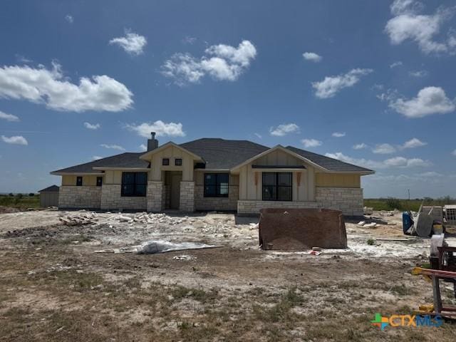 490 County Road 56, Copperas Cove, TX 76522 - view of front of property featuring stone siding and a chimney
