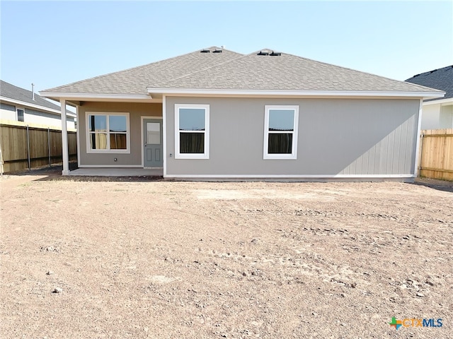 view of rear view of house