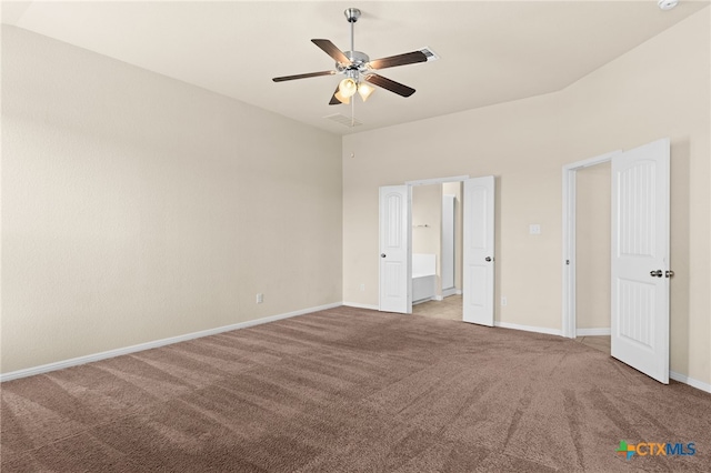 3411 Aubree Katherine Dr, Killeen, TX 76542 - unfurnished bedroom with carpet floors and a ceiling fan
