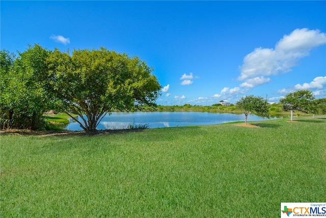 property view of water