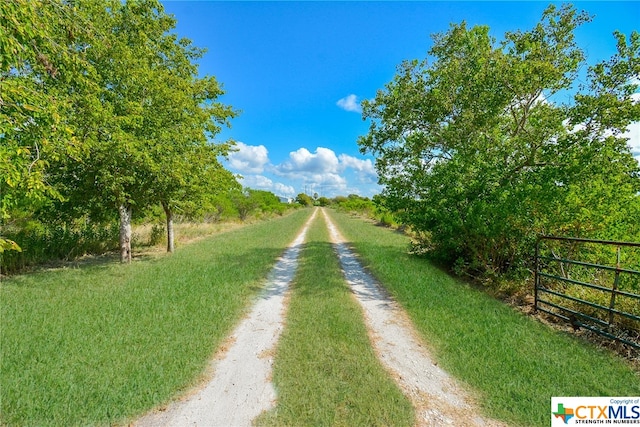 view of road