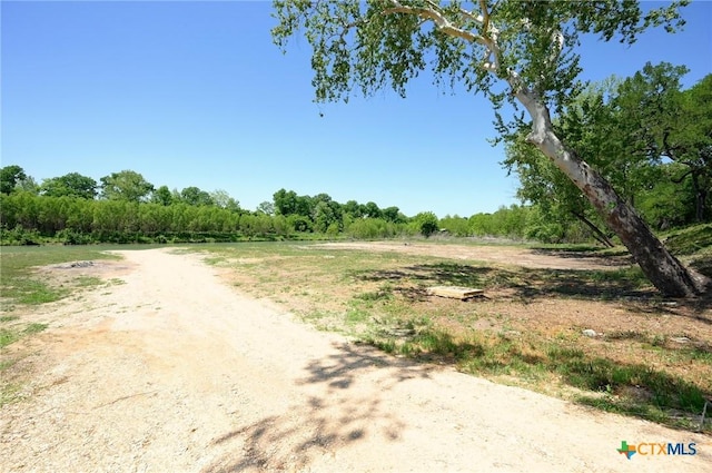 view of road featuring a rural view