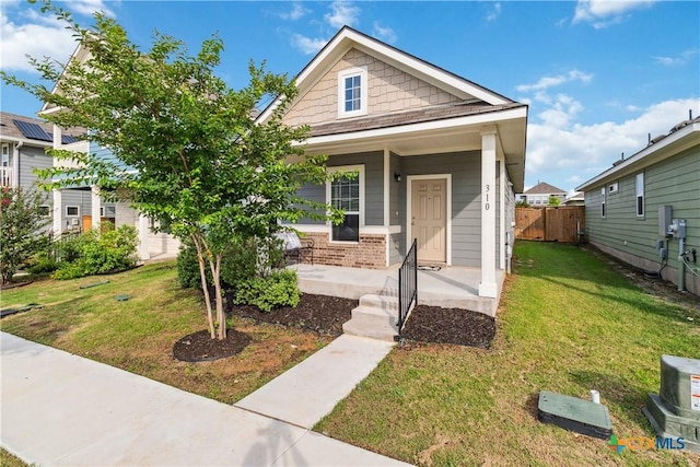 310 Spiny Lizard Ln, San Marcos, TX 78666 - view of front of property with a porch and brick siding