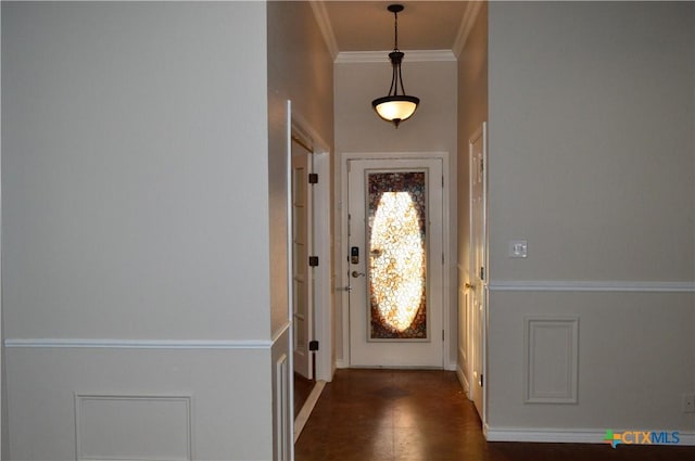 391 County Road 3150, Kempner, TX 76539 - doorway with crown molding and baseboards