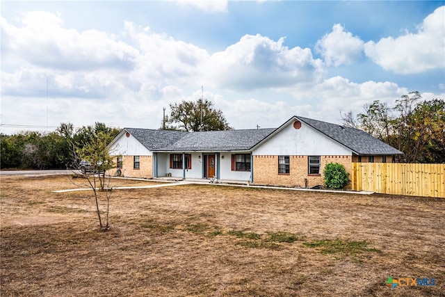 view of ranch-style home