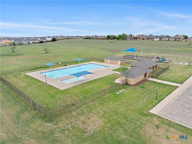 7621 Amber Meadow Loop, Temple, TX 76502 - community pool featuring a residential view