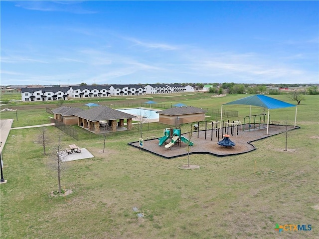 7621 Amber Meadow Loop, Temple, TX 76502 - communal playground with a yard