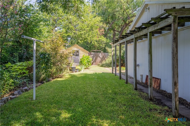 503 Maresh St, Taylor, TX 76574 - view of yard with an outdoor structure