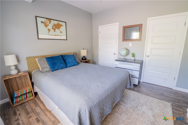 503 Maresh St, Taylor, TX 76574 - bedroom featuring wood finished floors and baseboards