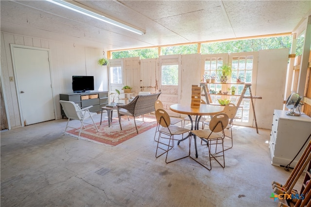 503 Maresh St, Taylor, TX 76574 - dining area with healthy amount of natural light and unfinished concrete floors