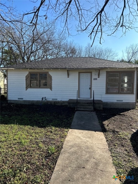 view of ranch-style home