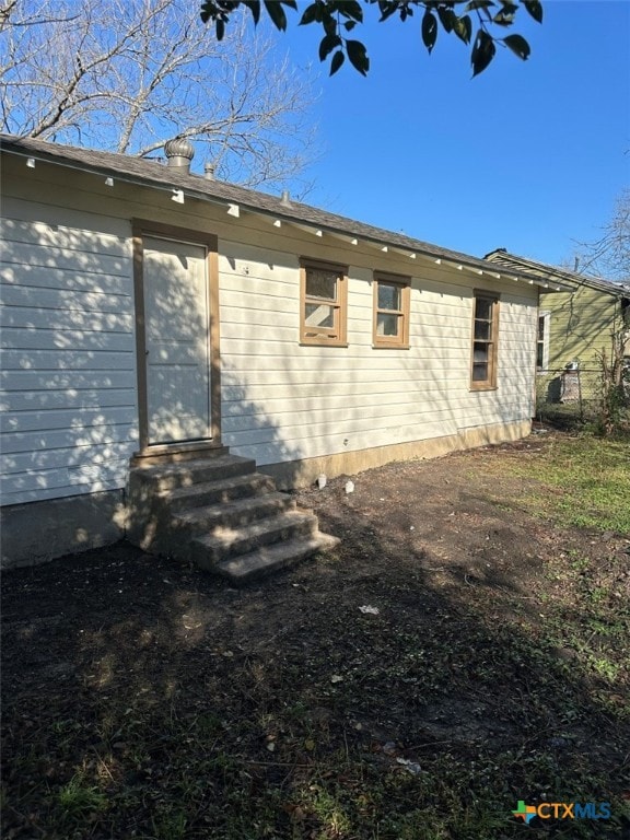 view of rear view of house