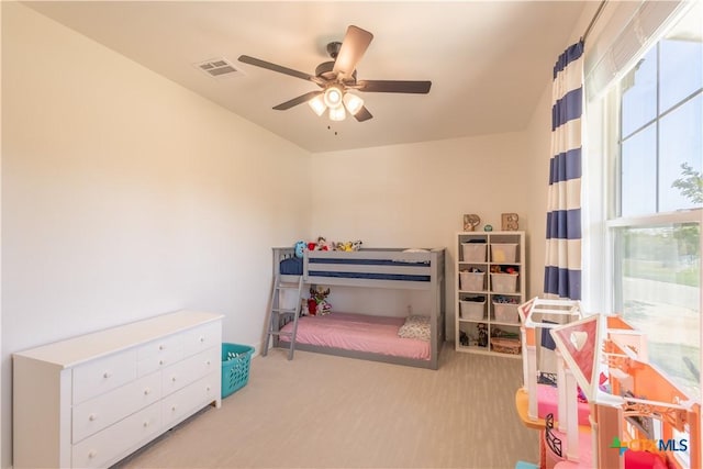 4324 Cedar Creek Rd, Temple, TX 76504 - bedroom featuring carpet and a ceiling fan