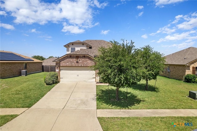 6804 Bayberry Dr, Killeen, TX 76542 - view of front of property featuring brick siding, concrete driveway, and an attached garage