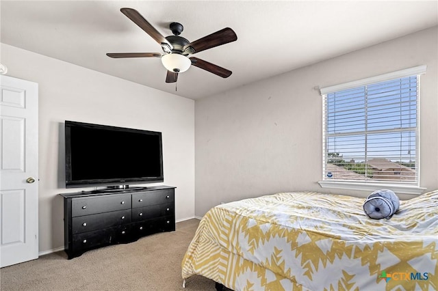 6804 Bayberry Dr, Killeen, TX 76542 - bedroom with carpet and ceiling fan