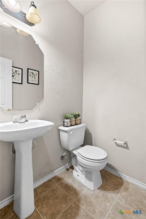 6804 Bayberry Dr, Killeen, TX 76542 - bathroom with toilet and tile patterned floors