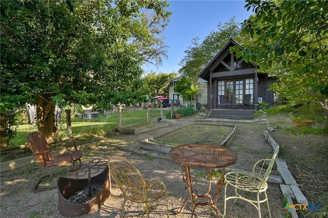 913 Southridge Rd, Salado, TX 76571 - view of yard with a vegetable garden