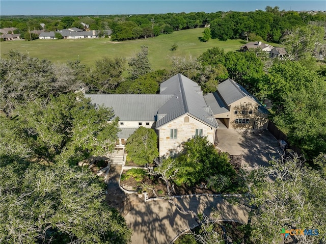 913 Southridge Rd, Salado, TX 76571 - view from above of property featuring a tree filled landscape