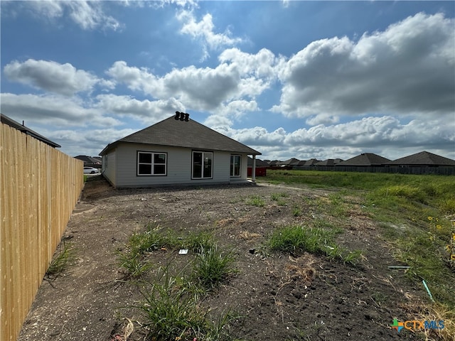 view of rear view of property