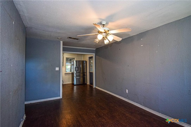 202 Margaret Lee St, Copperas Cove, TX 76522 - unfurnished room with wood finished floors and ceiling fan