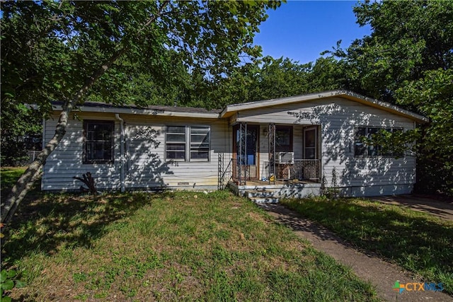 202 Margaret Lee St, Copperas Cove, TX 76522 - view of front of property with a porch and a front yard