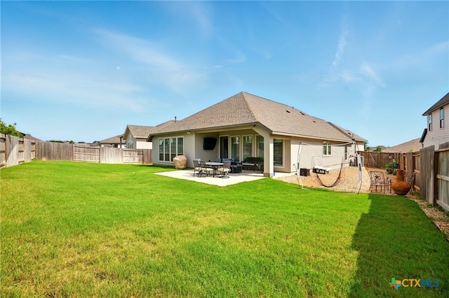 1911 Peres St, New Braunfels, TX 78132 - rear view of property featuring a patio