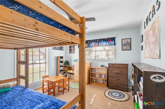 114 Berkshire Ln, Victoria, TX 77904 - bedroom with carpet flooring and a textured ceiling