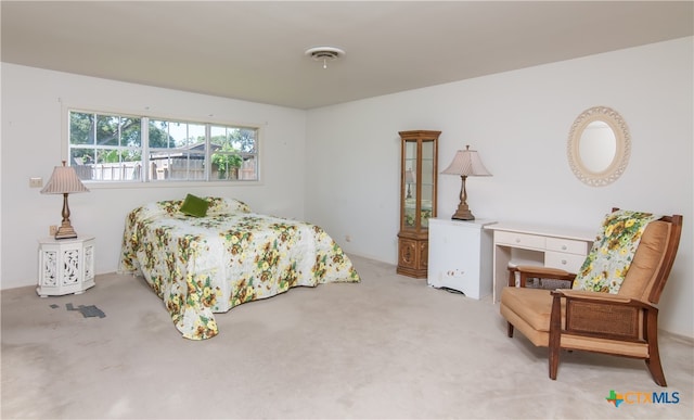 bedroom featuring carpet floors