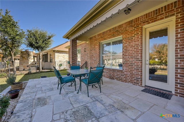 815 Lost Maples Trl, Georgetown, TX 78633 - view of patio / terrace with outdoor dining space