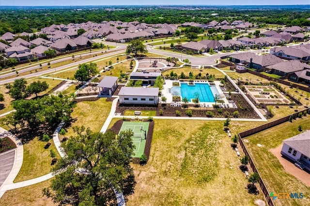 288 Smithsonian Ln, Kyle, TX 78640 - birds eye view of property with a residential view