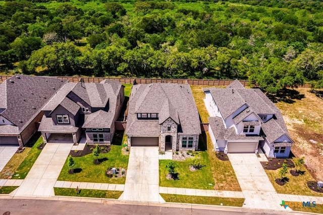 288 Smithsonian Ln, Kyle, TX 78640 - aerial view featuring a view of trees