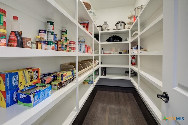 view of pantry