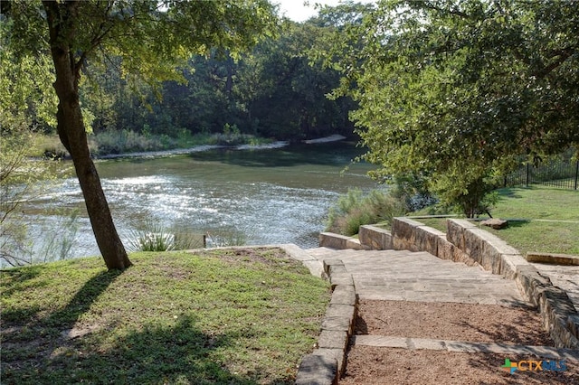 property view of water